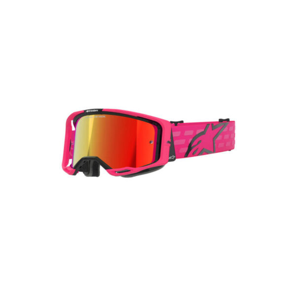 ALPINESTARS VISION 8 CORP GOGGLE - MIRROR RED/PINK