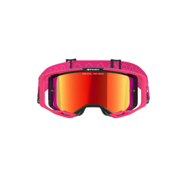 ALPINESTARS VISION 8 CORP GOGGLE - MIRROR RED/PINK - Image 3