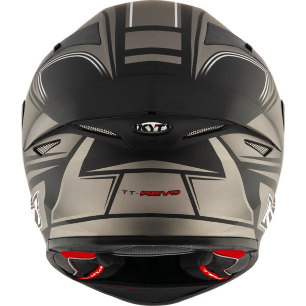 KYT TT-REVO TOURIST HELMET - MATT COOL GREY - Image 2