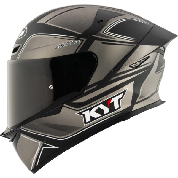 KYT TT-REVO TOURIST HELMET - MATT COOL GREY - Image 5