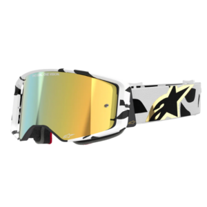 ALPINESTARS SUPERTECH CORP GOGGLES – WHITE/GOLD