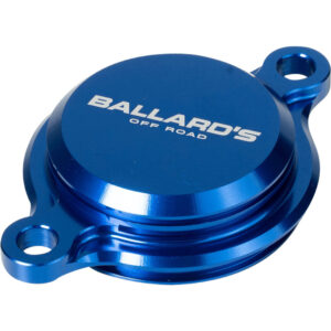 BALLARDS OIL FILTER COVER – YAMAHA WR250F (14-23), YZ450F (10-22), WR450F (16-23) – BLUE