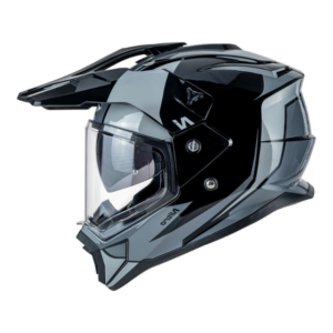 NITRO MX780 ADVENTURE HELMET – BLACK/GREY – LARGE