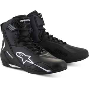 ALPINESTARS FASTER V4 BOOTS – BLACK/WHITE
