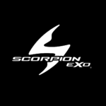 White Scorpion EXO logo with a stylized "S" shape on a black background.