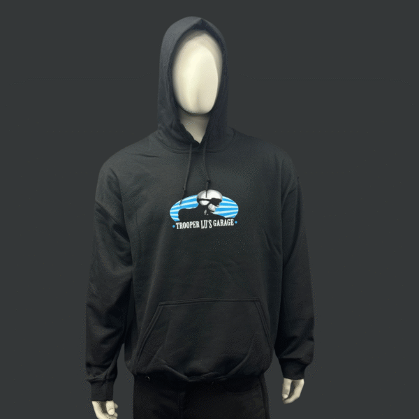 TROOPER LU’S GARAGE HOODIE – ADULTS - Image 2