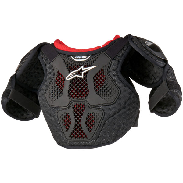 ALPINESTARS BIONIC ACTION KICKSTART KIDS BODY ARMOUR - BLACK/RED - Image 2