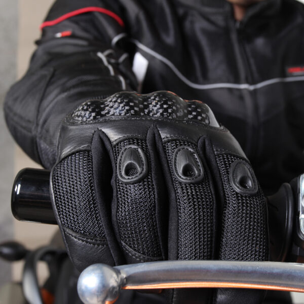 MOTODRY AERO VENTED GLOVES - BLACK - Image 2