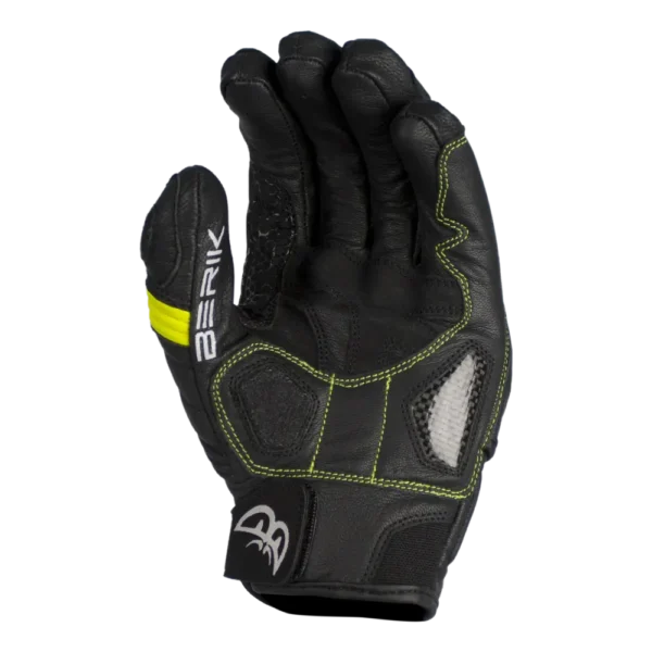 BERIK SP2 CARBON GLOVES - BLACK/HI VIZ - Image 2