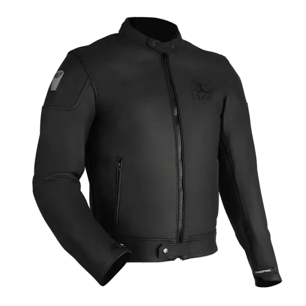 BERIK CUSTOM LEATHER JACKET - BLACK