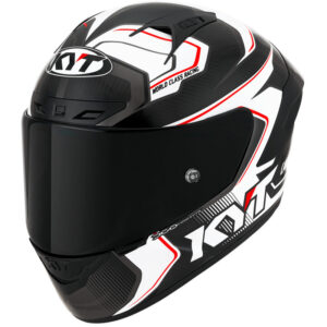 KYT NZ RACE COMPETITION HELMET – WHITE/CARBON