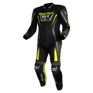 BERIK SICILY RACE SUIT – BLACK/ARMY/HI-VIZ