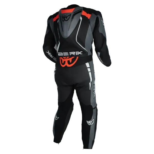 BERIK SICILY RACE SUIT - BLACK/GREY/RED - Image 2