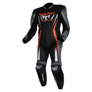 BERIK SICILY RACE SUIT – BLACK/GREY/RED