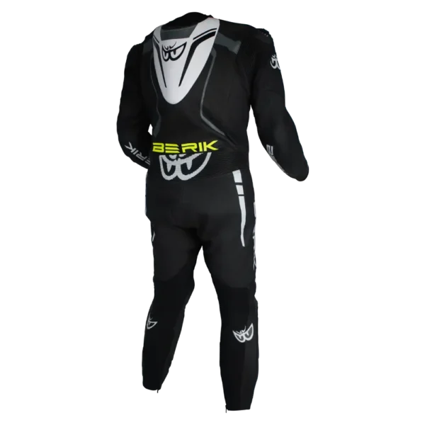 BERIK SICILY RACE SUIT - BLACK/HI-VIZ - Image 2