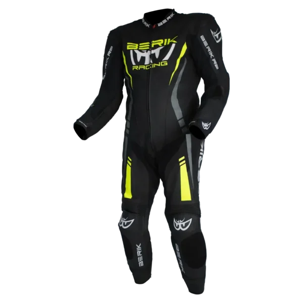 BERIK SICILY RACE SUIT - BLACK/HI-VIZ