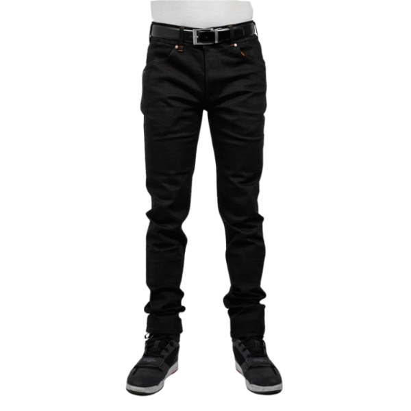 BULL IT TROJAN TROGAN REGULAR JEANS (STRAIGHT) - BLACK - Image 4