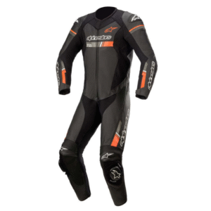 ALPINESTARS GP FORCE CHASER 1 PIECE LEATHER SUIT – BLACK/RED