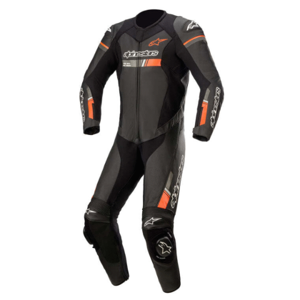 ALPINESTARS GP FORCE CHASER 1 PIECE LEATHER SUIT - BLACK/RED