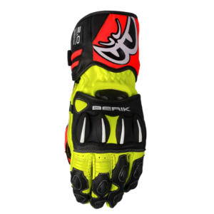 BERIK TRAX GLOVES – BLACK/HI VIZ/RED