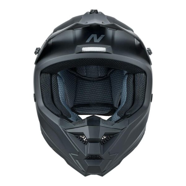 NITRO MX710 YOUTH HELMET - SATIN BLACK - Image 2