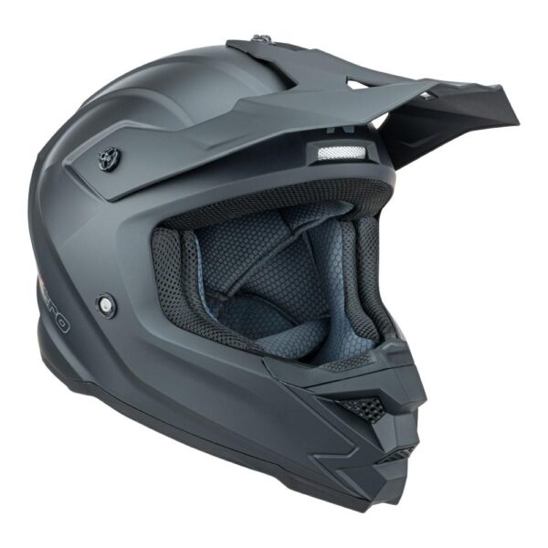 NITRO MX710 YOUTH HELMET - SATIN BLACK - Image 3