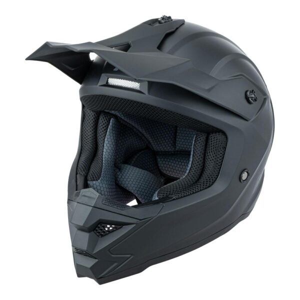 NITRO MX710 YOUTH HELMET - SATIN BLACK - Image 6