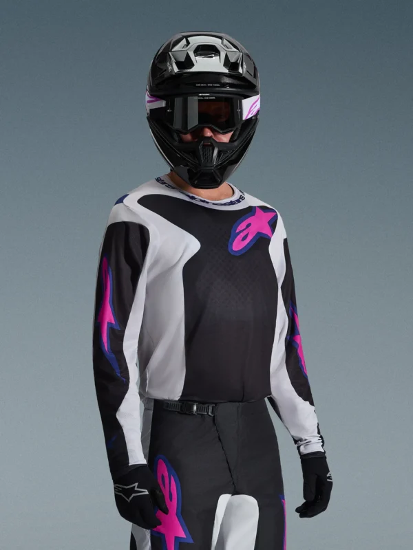 ALPINESTARS 2026 FLUID GRID JERSEY - PURPLE/GREY/BLACK - Image 3