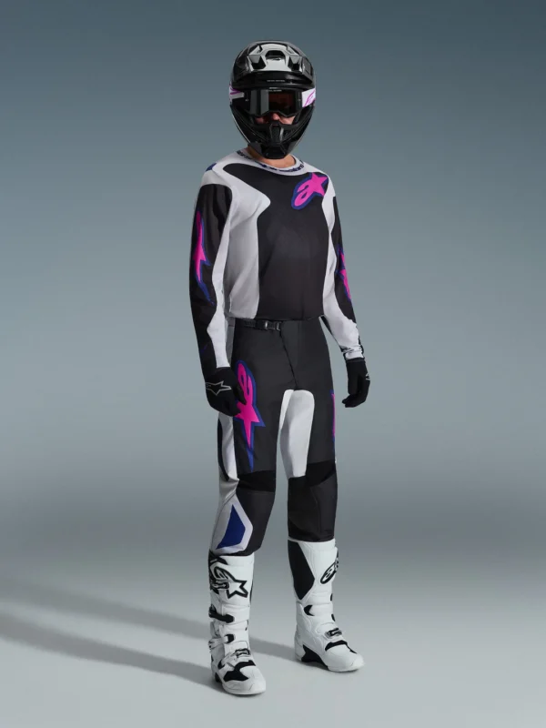 ALPINESTARS 2026 FLUID GRID JERSEY - PURPLE/GREY/BLACK - Image 5