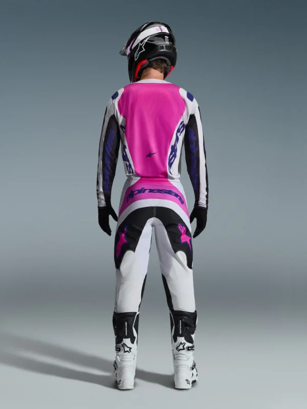 ALPINESTARS 2026 FLUID GRID JERSEY - PURPLE/GREY/BLACK - Image 6
