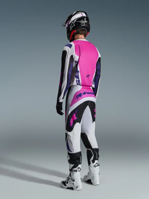ALPINESTARS 2026 FLUID GRID JERSEY - PURPLE/GREY/BLACK - Image 7
