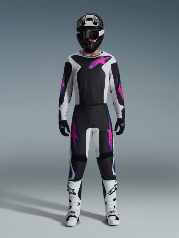 ALPINESTARS 2026 FLUID GRID JERSEY - PURPLE/GREY/BLACK - Image 8