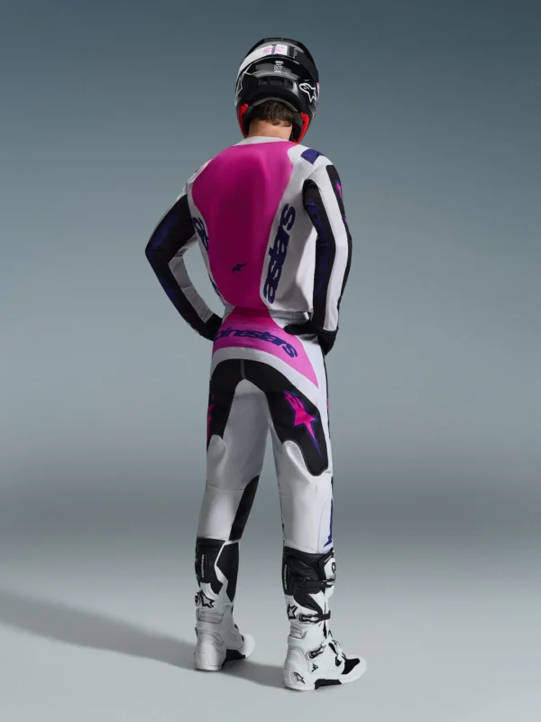 ALPINESTARS 2026 FLUID GRID JERSEY - PURPLE/GREY/BLACK - Image 10