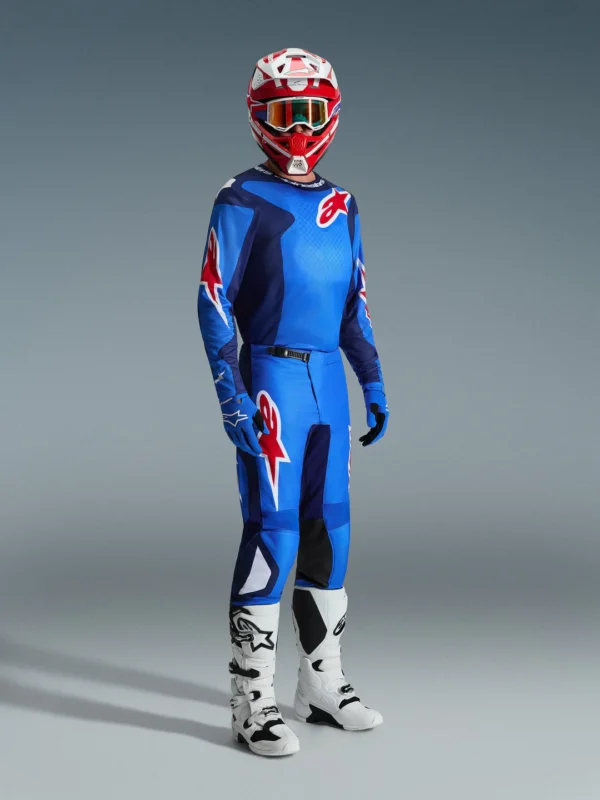 ALPINESTARS 2026 FLUID GRID JERSEY - BLUE/RED - Image 5