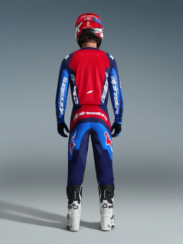 ALPINESTARS 2026 FLUID GRID JERSEY - BLUE/RED - Image 10