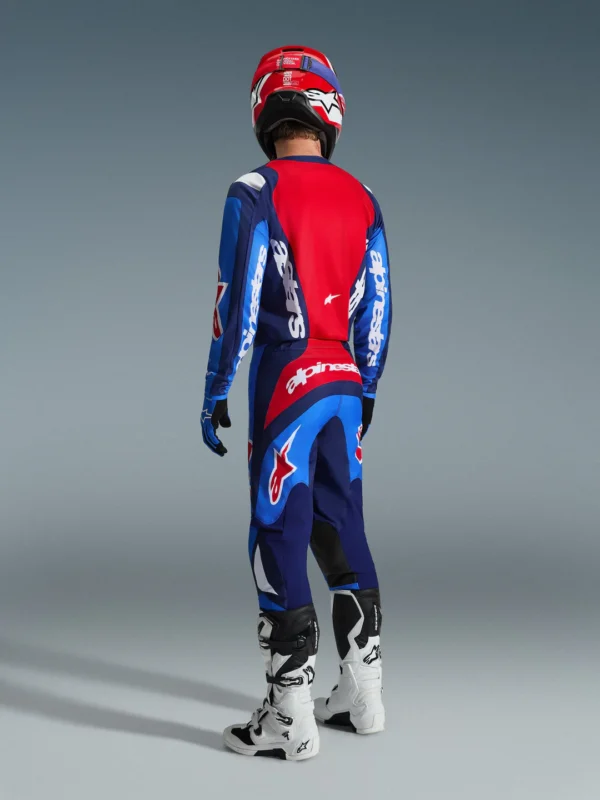 ALPINESTARS 2026 FLUID GRID JERSEY - BLUE/RED - Image 6