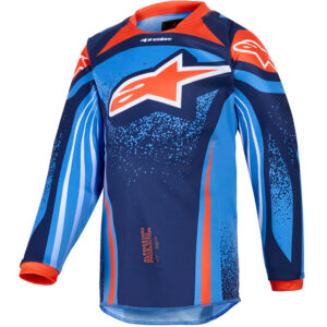 ALPINESTARS 2026 RACER NOMUR MX YOUTH JERSEY – DARK NAVY/ORANGE