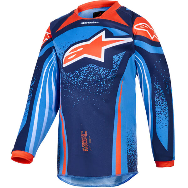 ALPINESTARS 2026 RACER NOMUR MX YOUTH JERSEY - DARK NAVY/ORANGE