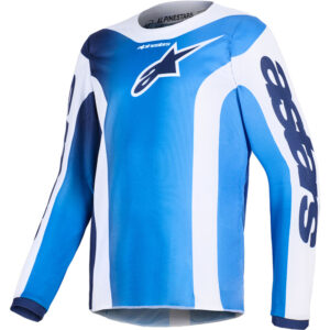 ALPINESTARS 2026 FLUID PORTL YOUTH MX JERSEY – BLUE/WHITE