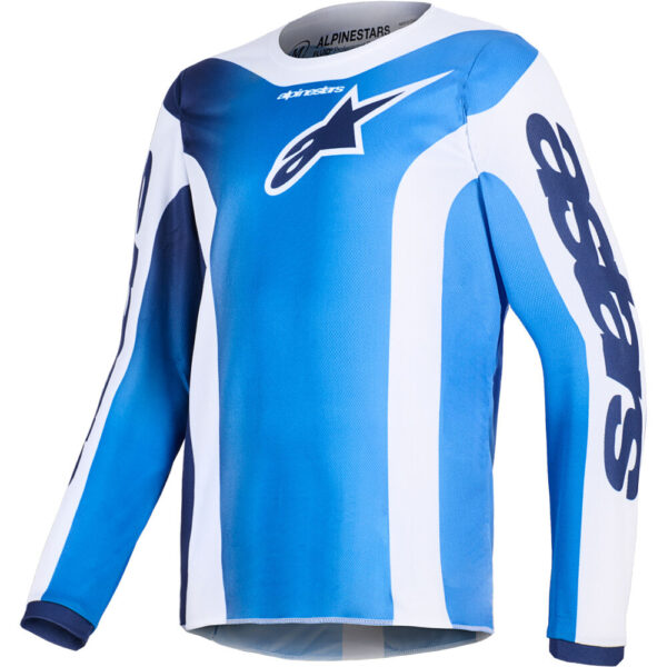ALPINESTARS 2026 FLUID PORTL YOUTH MX JERSEY - BLUE/WHITE
