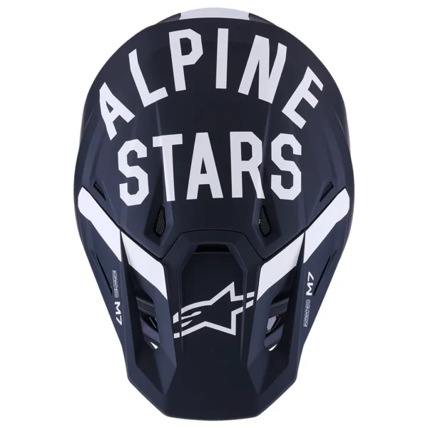 ALPINESTARS 2026 S-M7 DASHER HELMET - BLACK/WHITE - Image 3