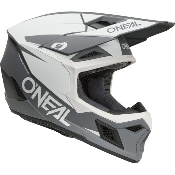 ONEAL 26 3SRS HELMET SOLID - WHITE/BLACKONEAL 26 3SRS HELMET SOLID - WHITE/BLACK - Image 3