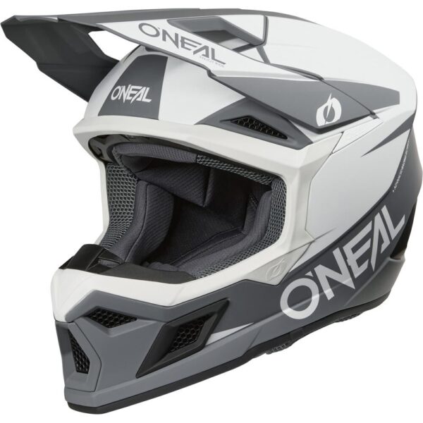ONEAL 26 3SRS HELMET SOLID - WHITE/BLACKONEAL 26 3SRS HELMET SOLID - WHITE/BLACK - Image 2