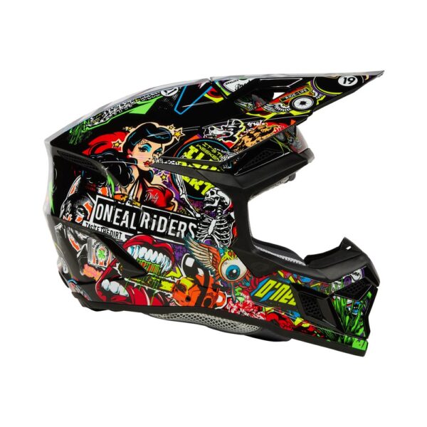 ONEAL 2026 3 SERIES CRANK YOUTH HELMET - MATTE MULTI - Image 2