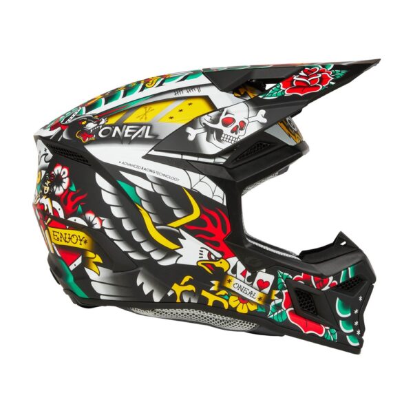 ONEAL 26 3SRS INKED HELMET - MATTE/MULTI - Image 2