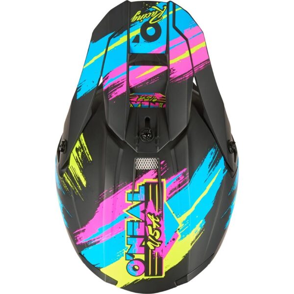 ONEAL 26 5SRS RESEDA HELMET - BLACK/YELLOW/BLUE/PINK - Image 2