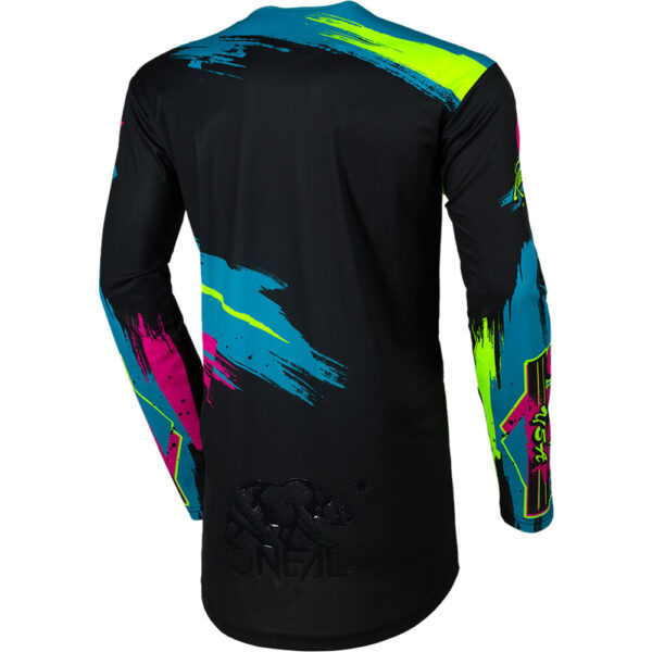 ONEAL 26 MAYHEM RESEDA JERSEY - BLACK/NEON YELLOW - Image 2
