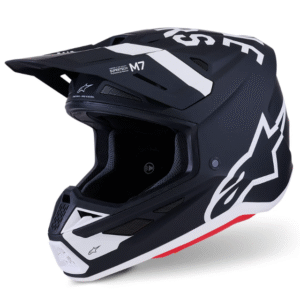 ALPINESTARS 2026 S-M7 DASHER HELMET – BLACK/WHITE