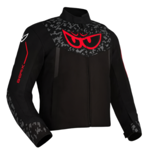 BERIK VELOCE JACKET – BLACK/CAMO/FLURO-RED