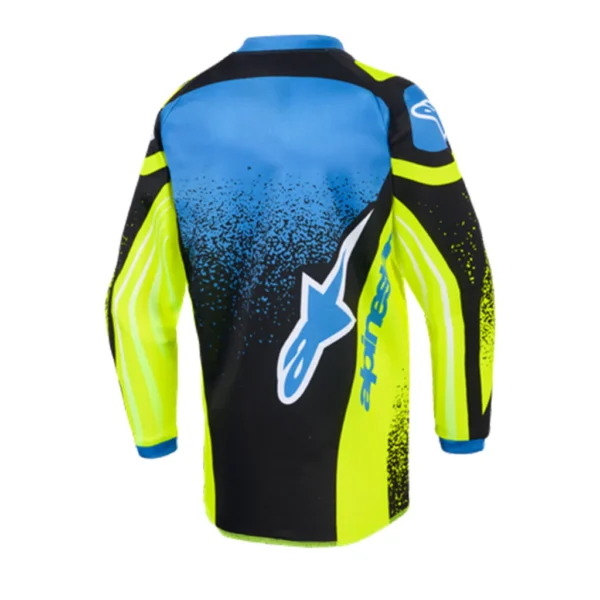 ALPINESTARS 2026 KIDS RACER NOMUR JERSEY - NAVY/YELLOW/BLUE JERSEY - Image 2